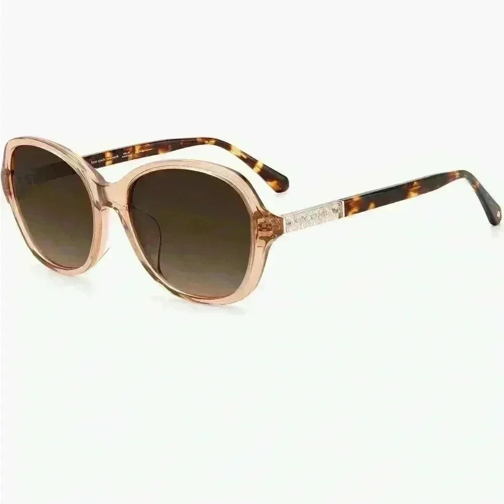 Kate Spade 57mm Yaelfs Oversize Sunglasses in Brown/ Brown Gradient NWT
